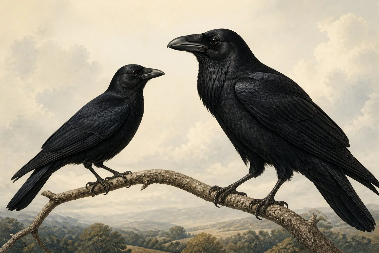Birds that look like crows (the tail test)