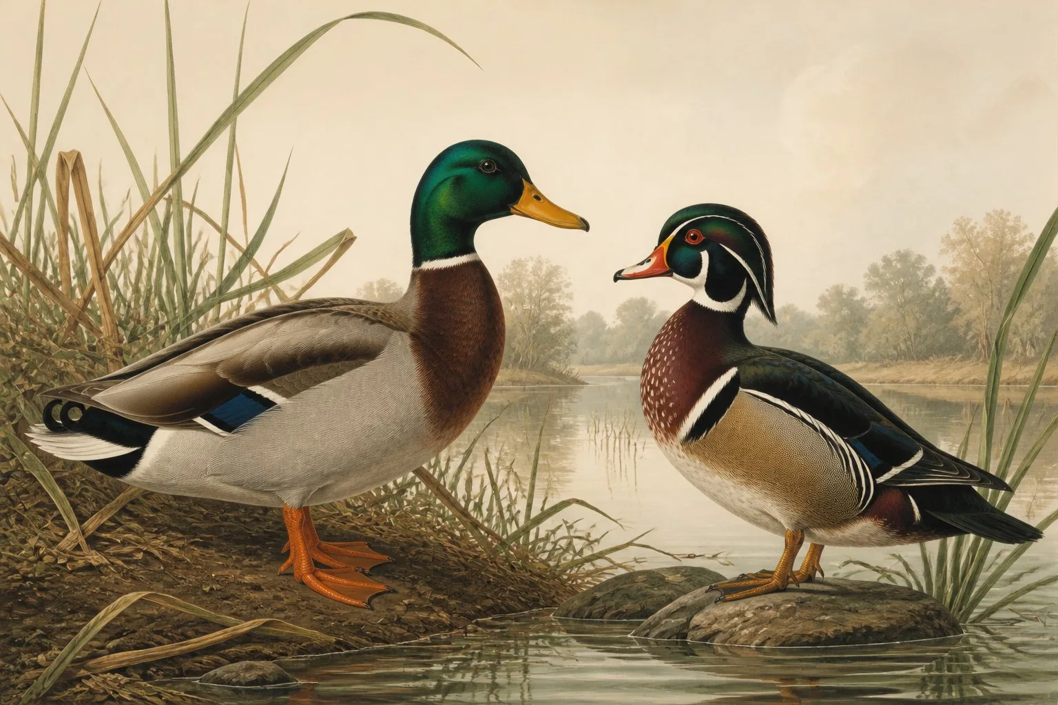 Birds that look like ducks (but are not ducks)