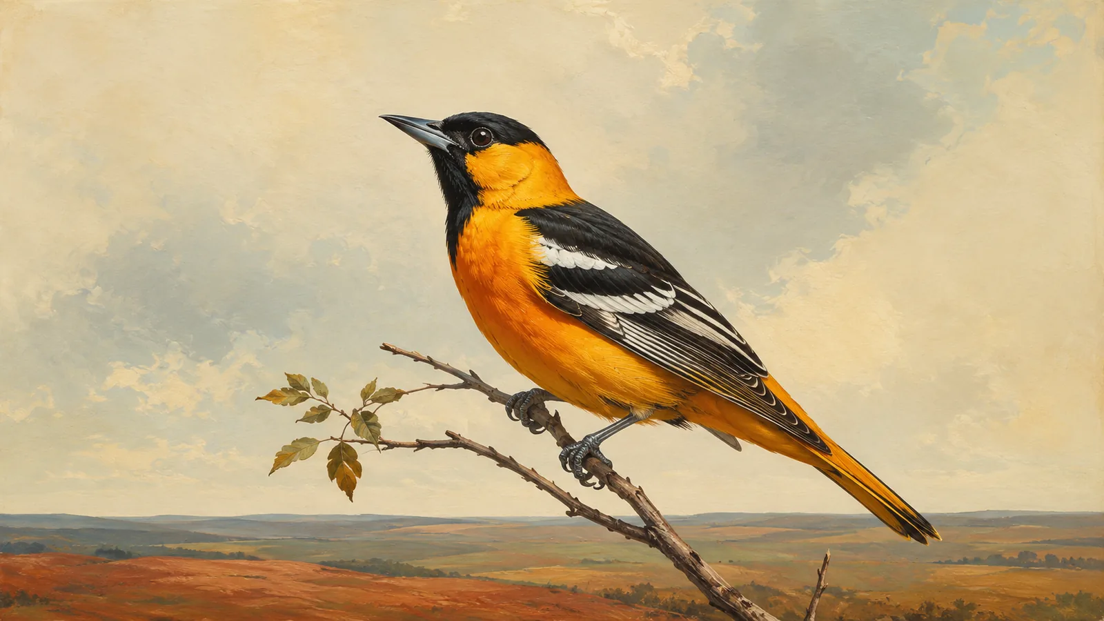 Orange Birds in Oklahoma
