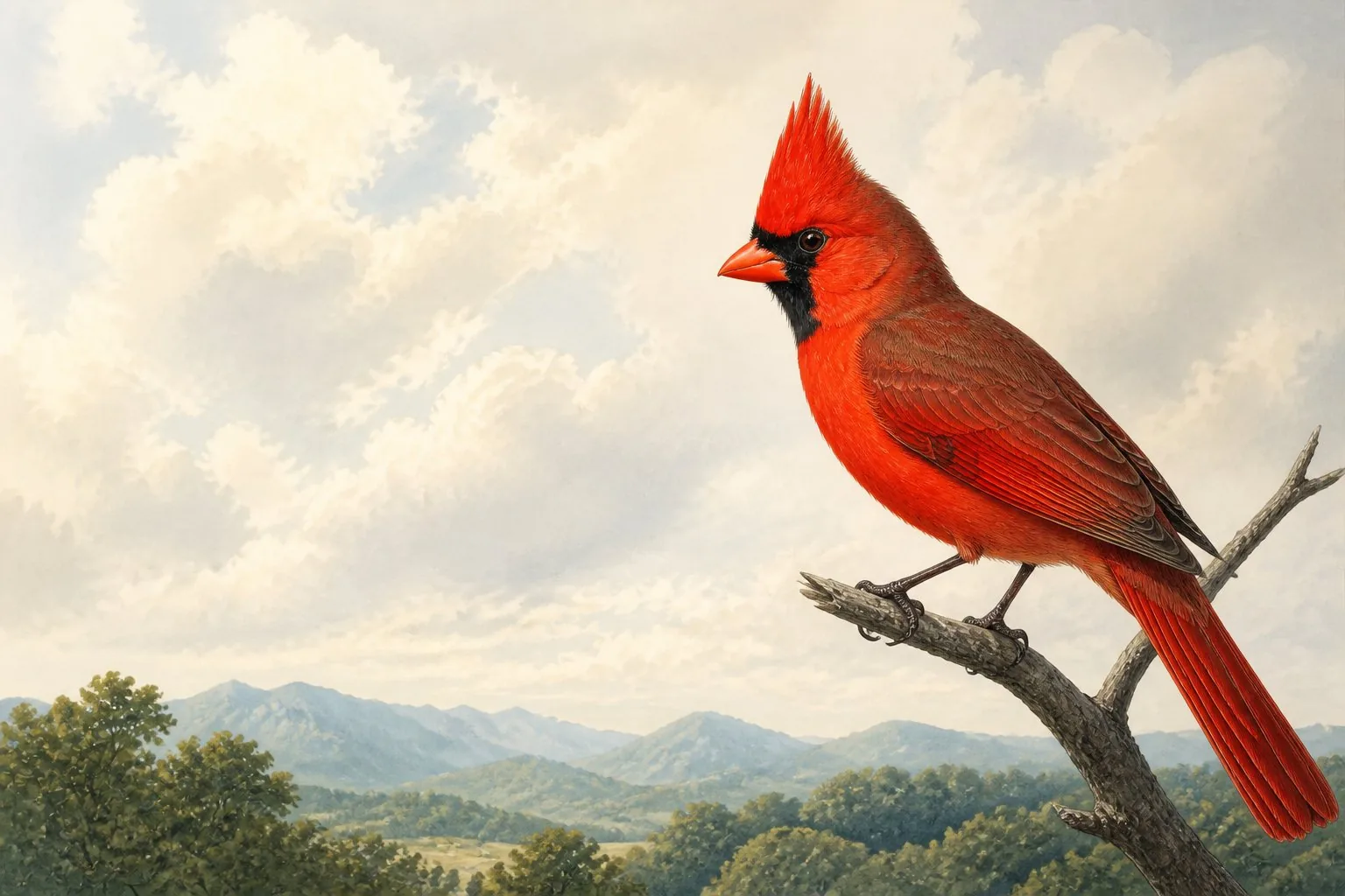 Red Birds in Ohio: Cardinal, Tanager, and the Others