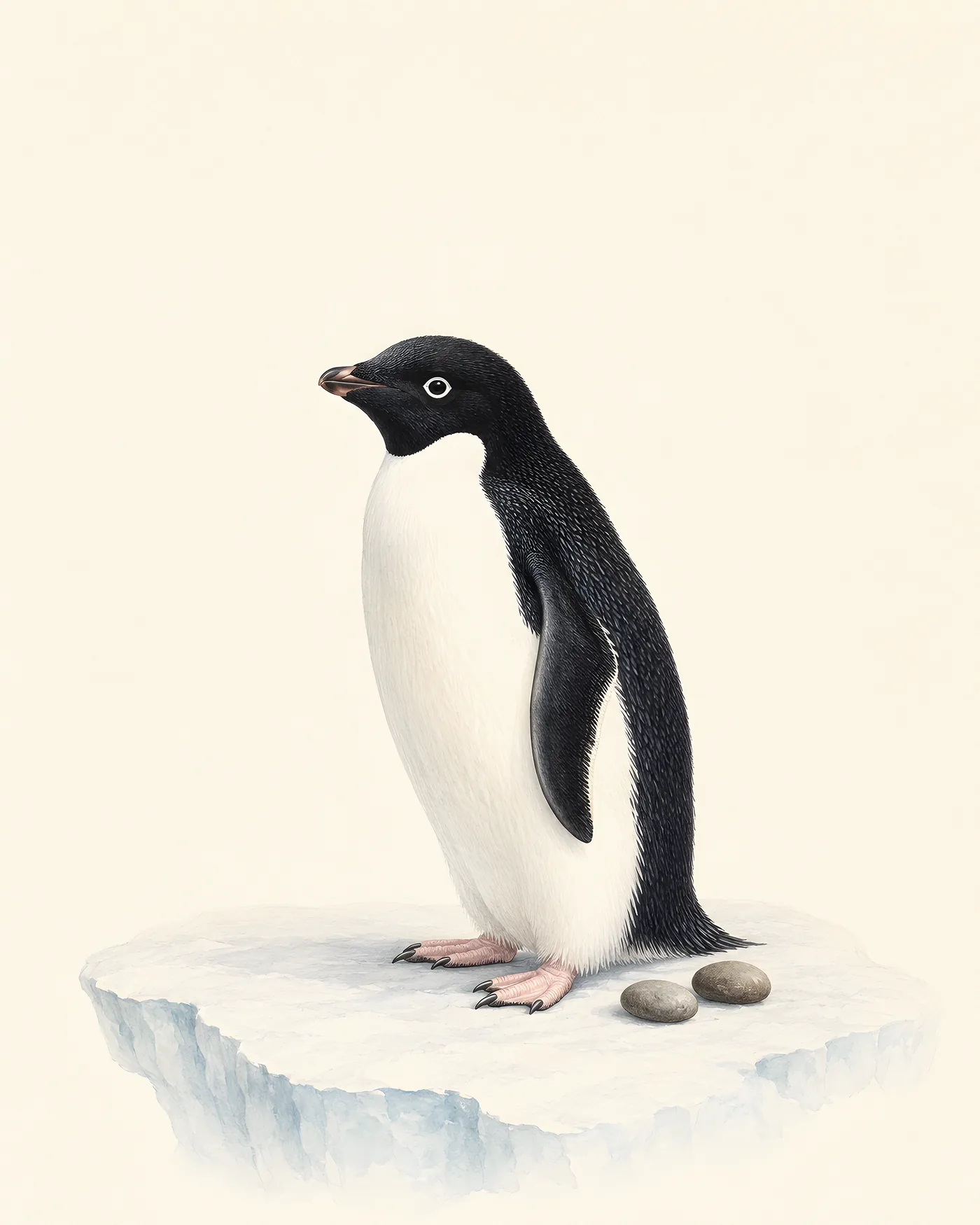 Adelie Penguin Print - fine-art bird print