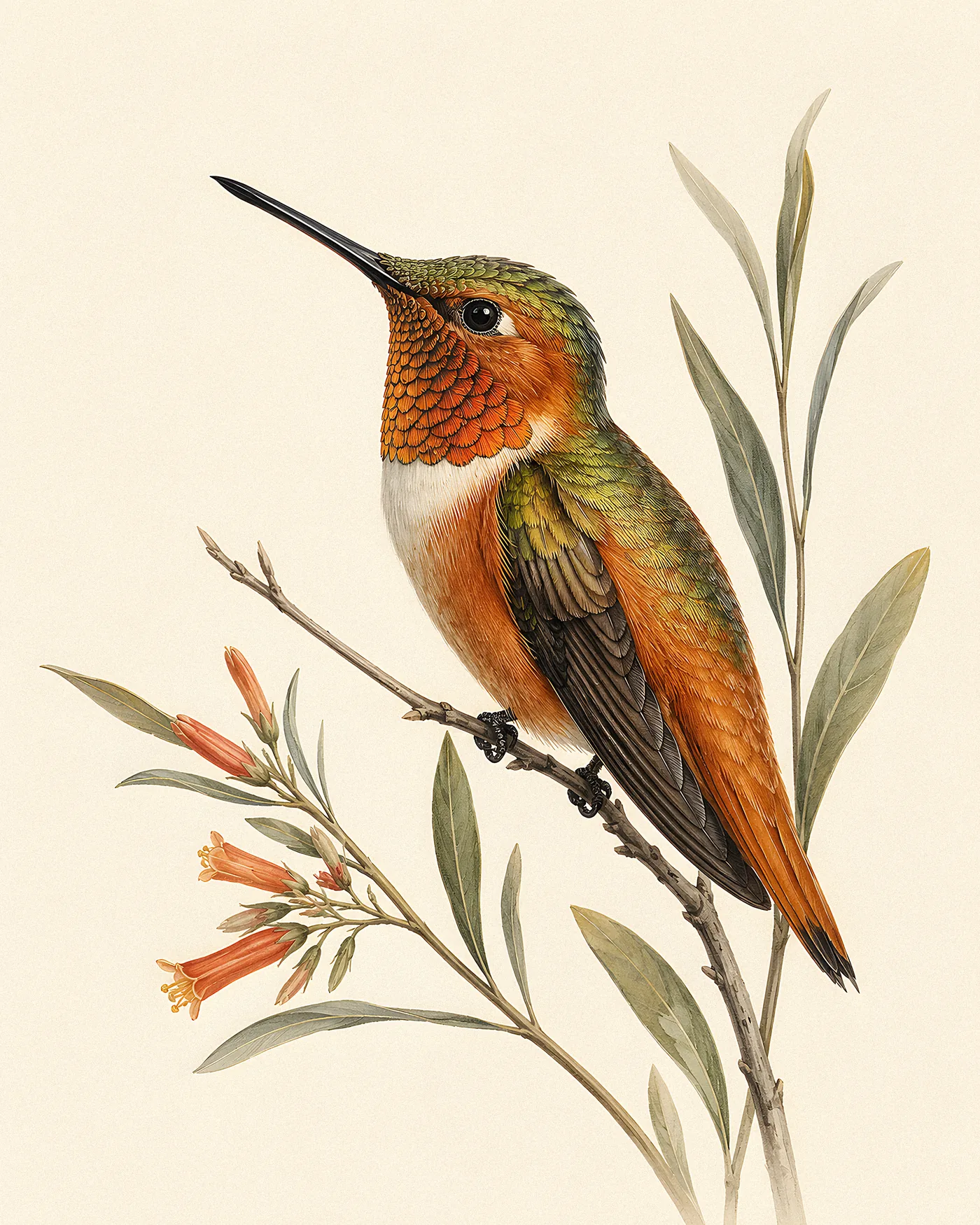 Allen's Hummingbird Print - fine-art bird print