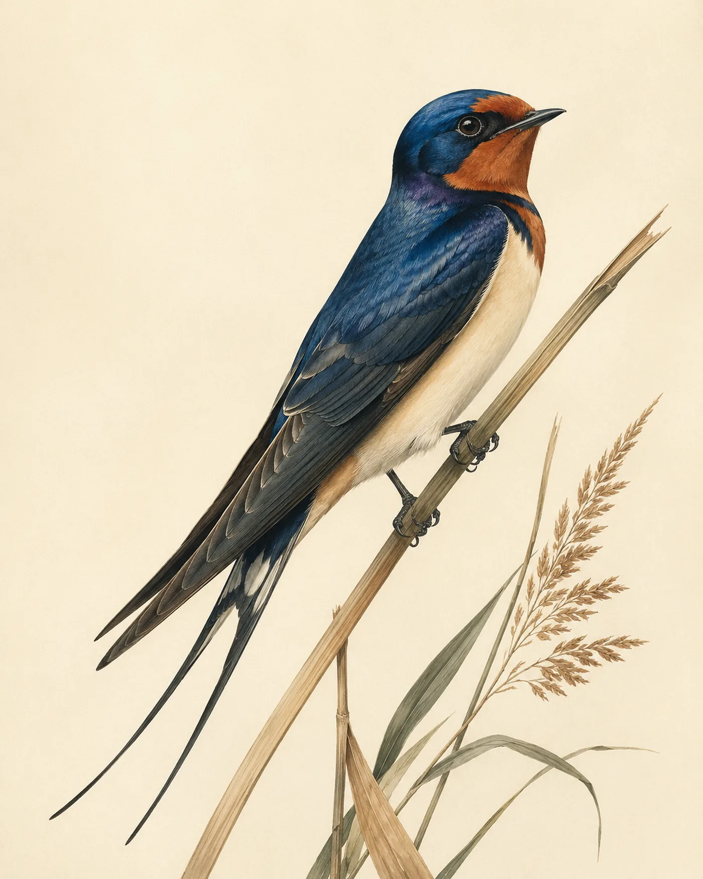 Barn Swallow Print - fine-art bird print