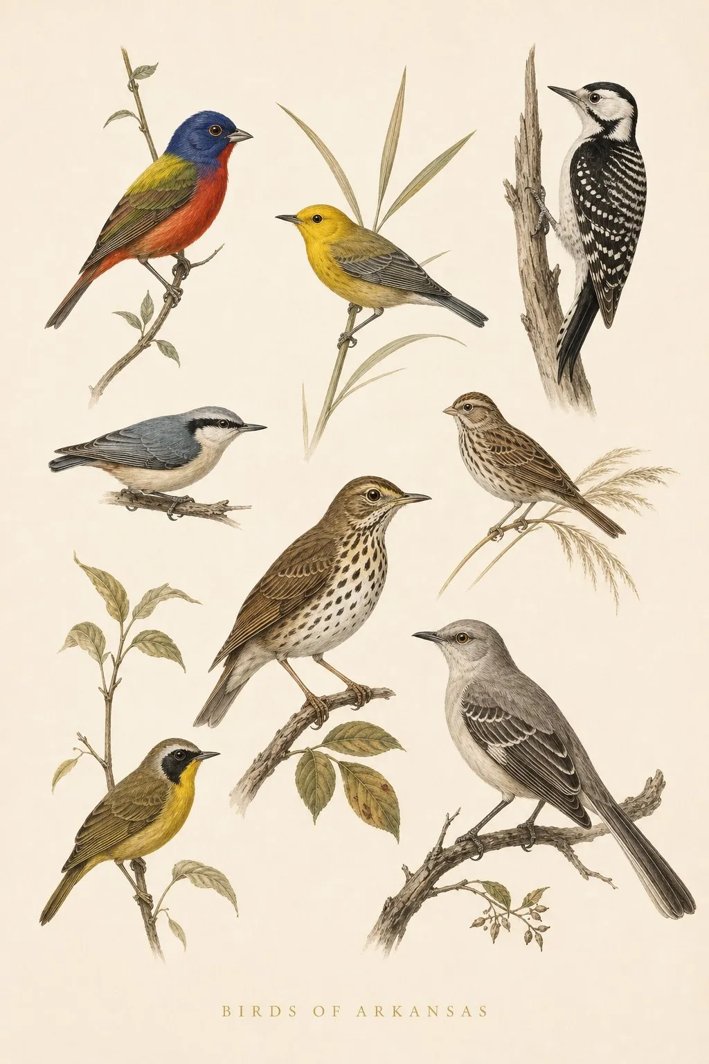 Birds of Arkansas print