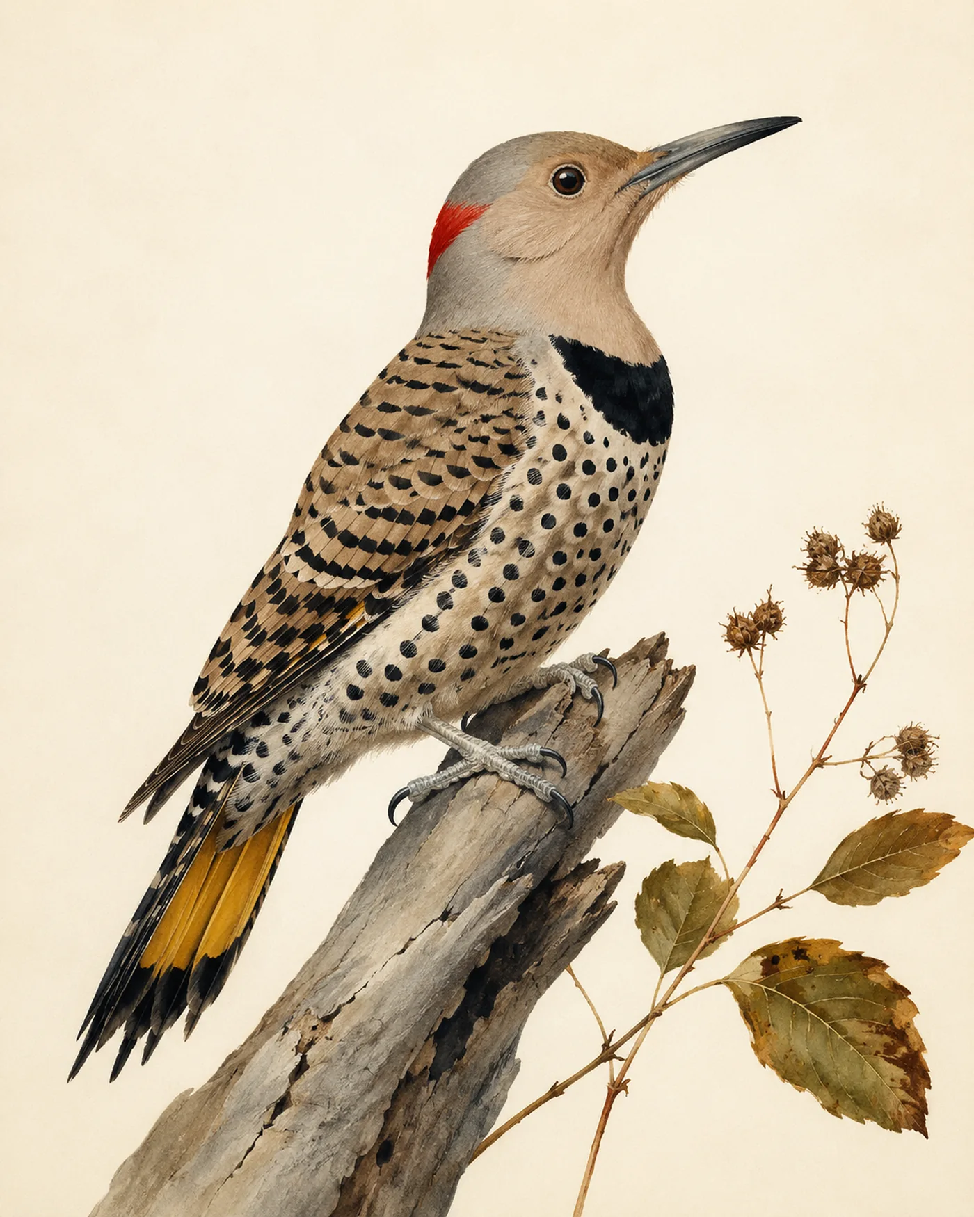Northern Flicker Print - fine-art bird print