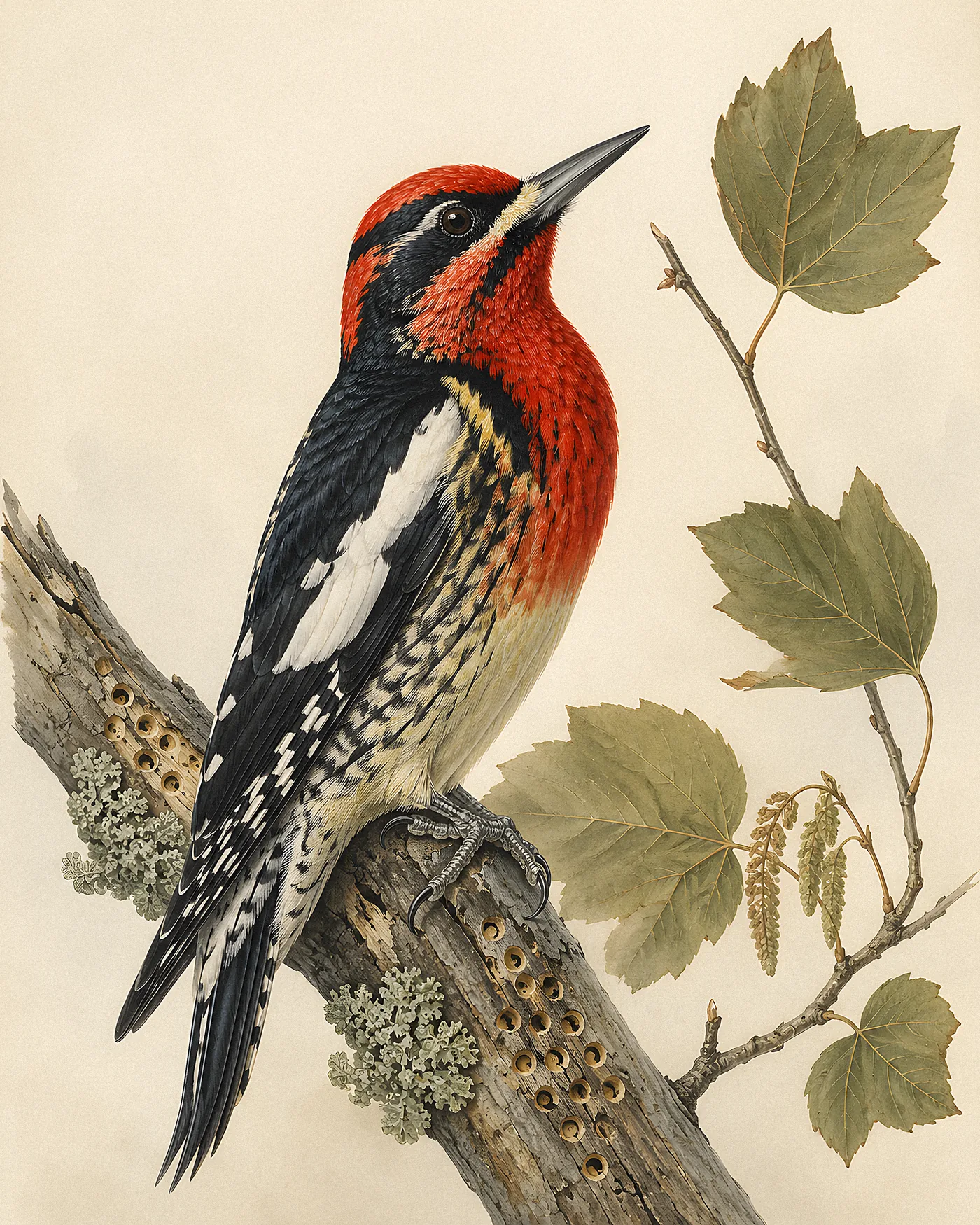 Red-breasted Sapsucker Print - fine-art bird print