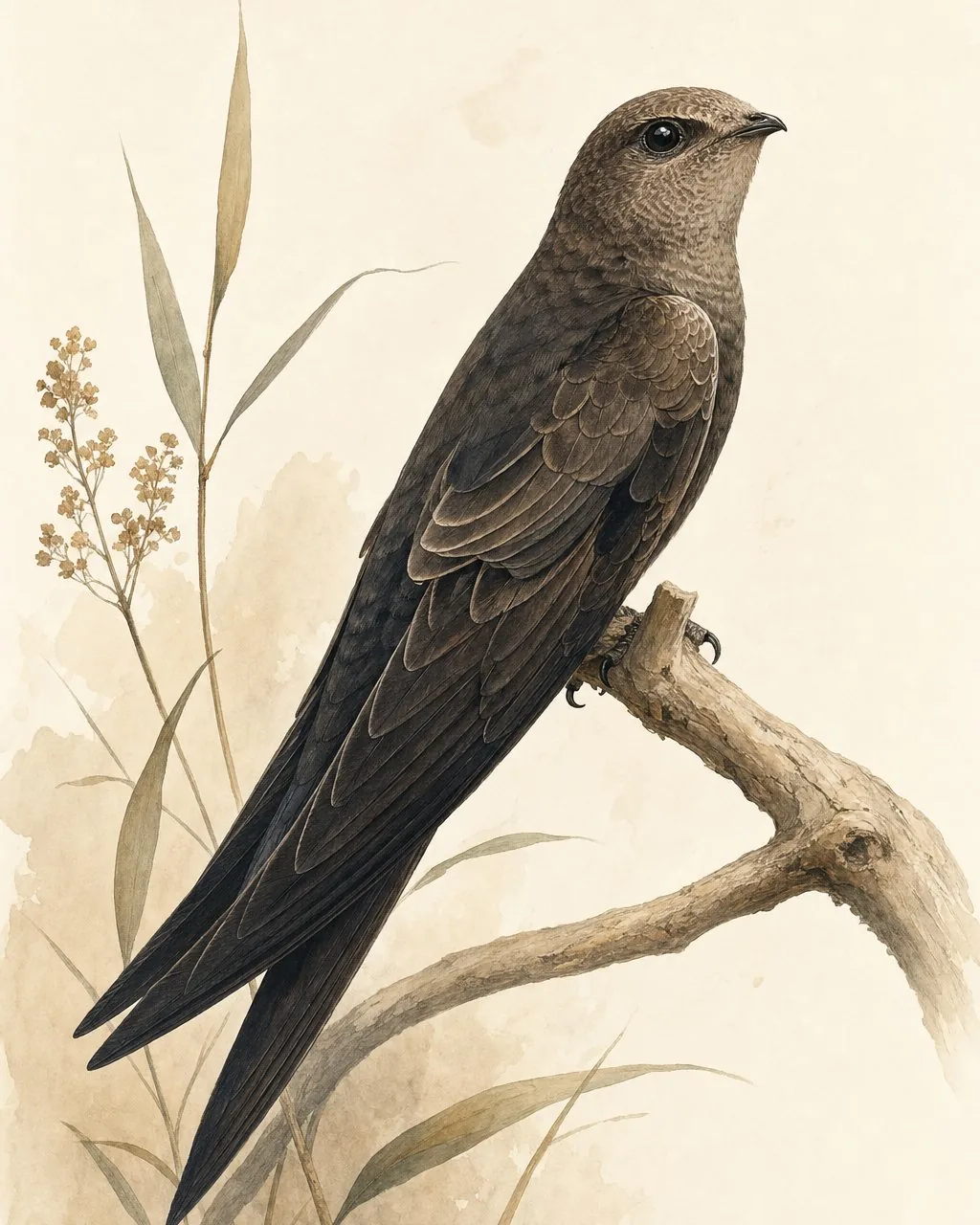 Vaux's Swift in the tradition of Audubon