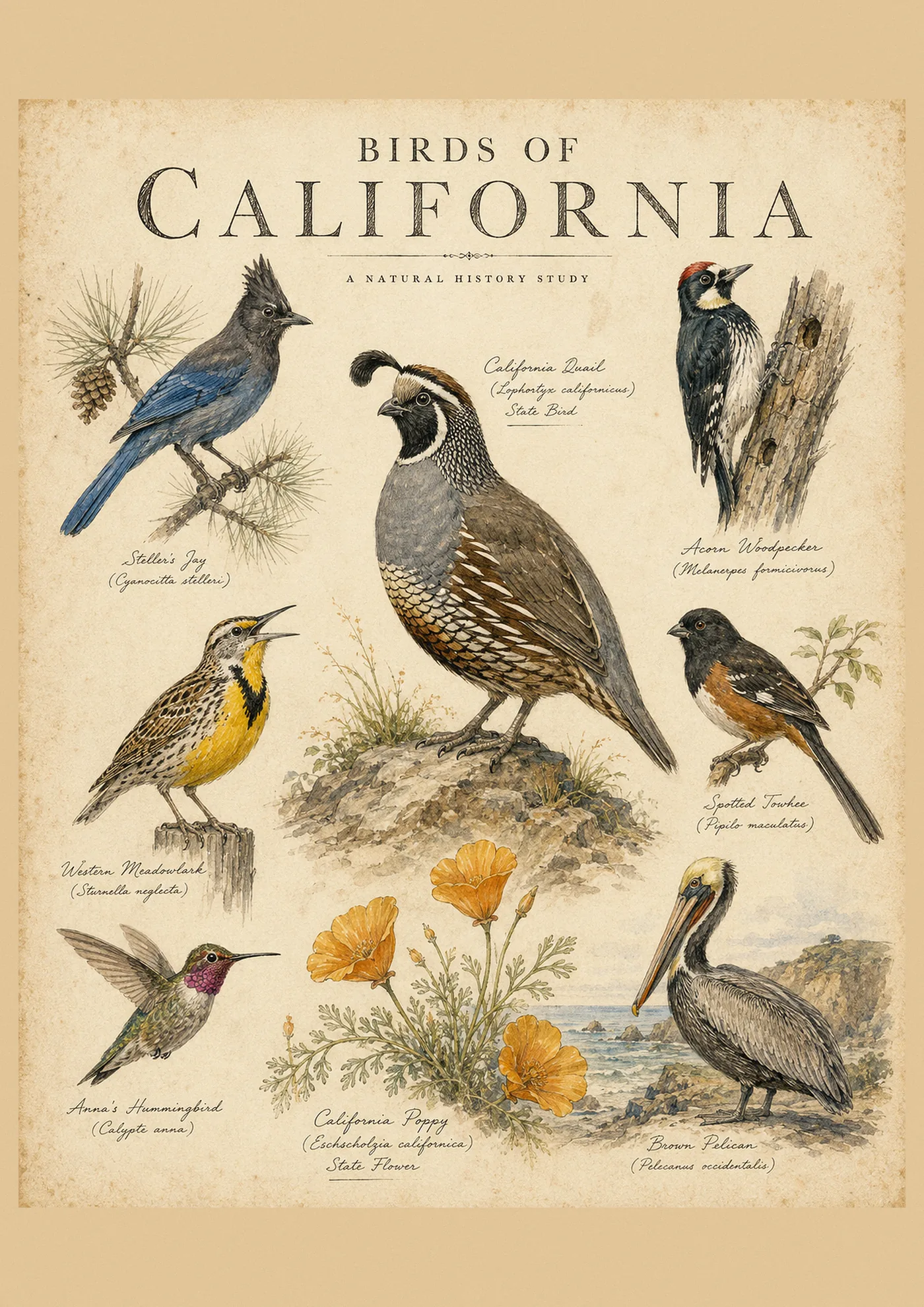 Birds of California