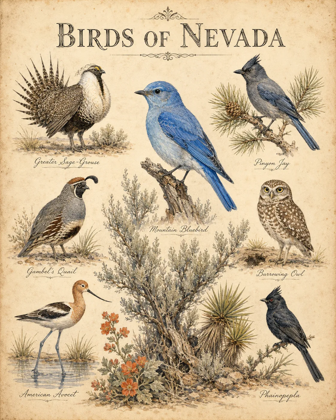 Birds of Nevada