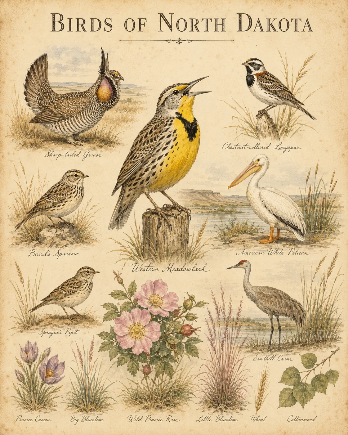 Birds of North Dakota