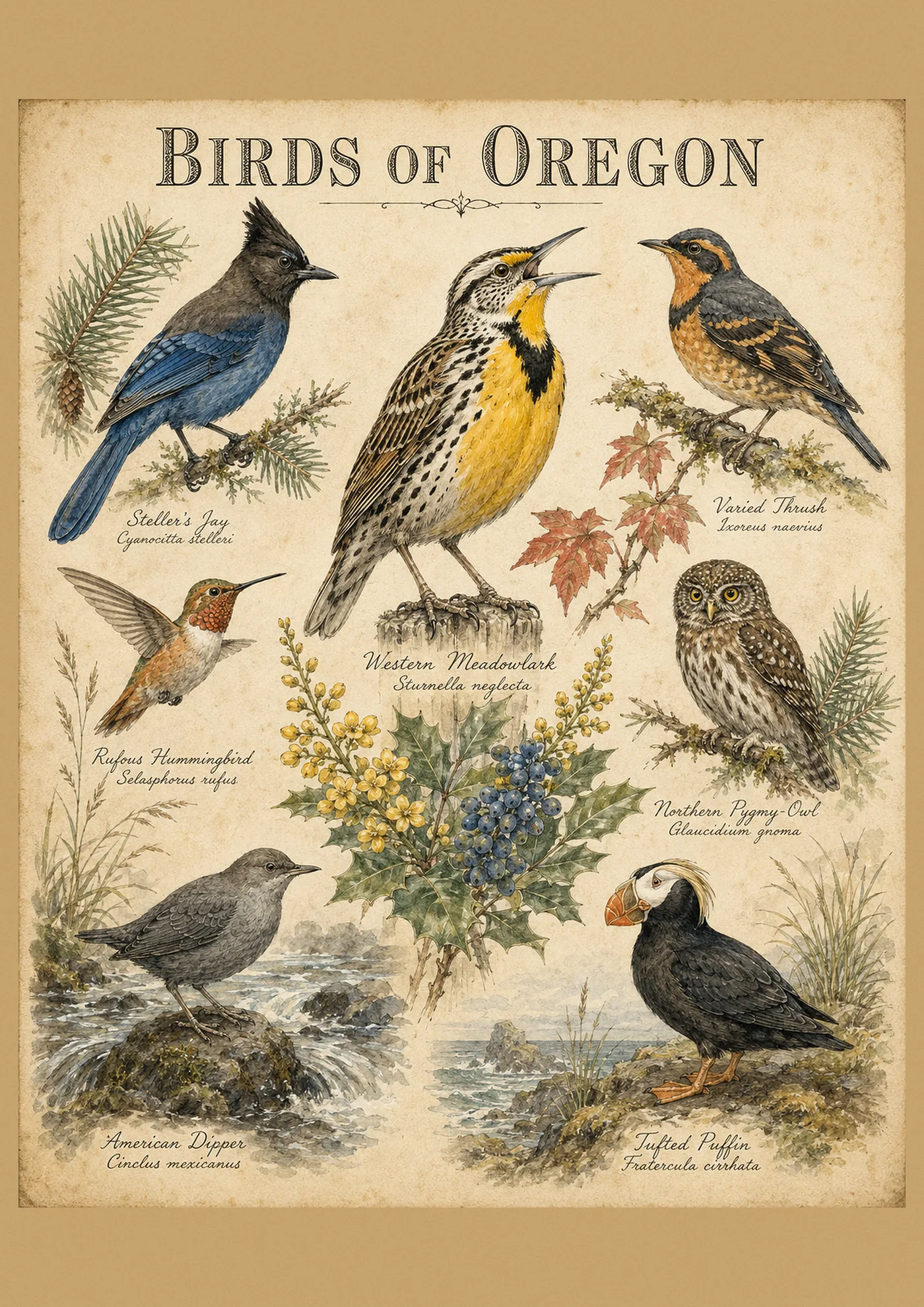 Birds of Oregon