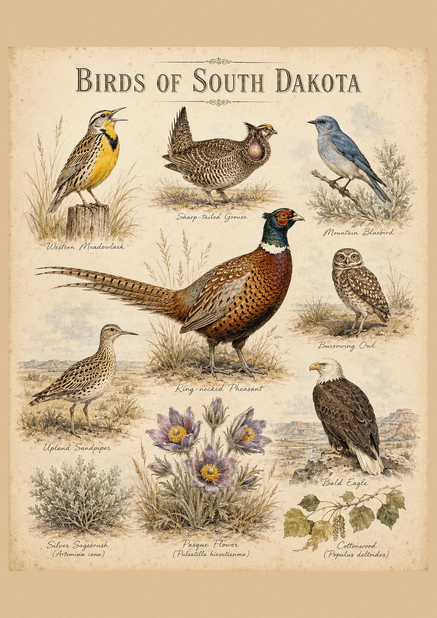 Birds of South Dakota